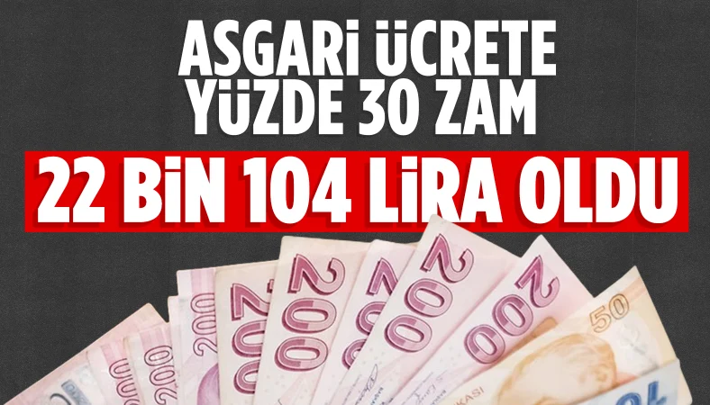 2025 yılı asgari ücreti belli oldu