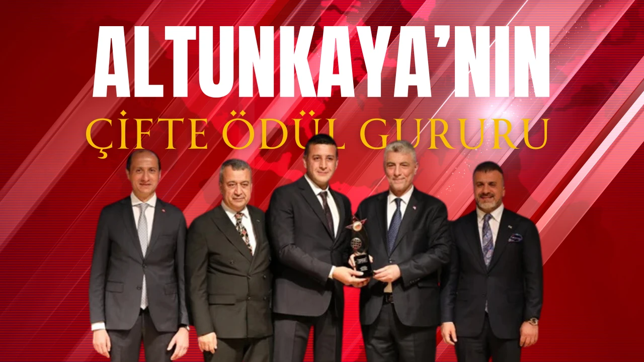 Altunkaya’nın Çifte Ödül Gururu