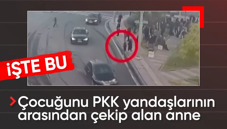 Batman'da oğlunu terör yandaşlarının arasından çıkaran anne