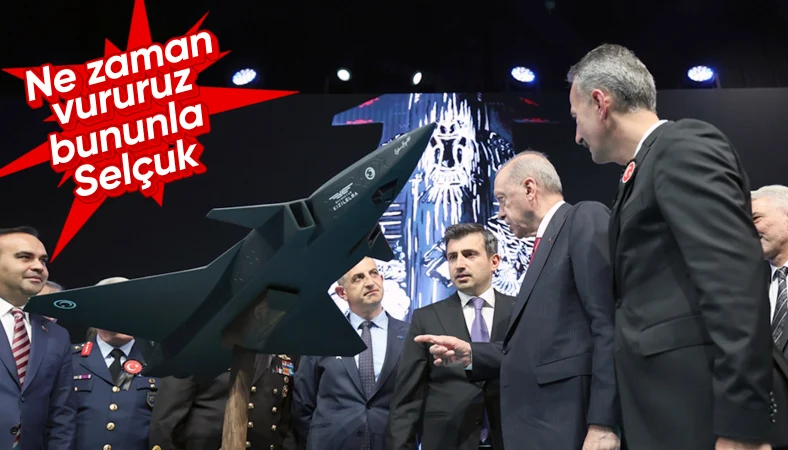 Cumhurbaşkanı Erdoğan'a Kızılelma maketi hediye edildi