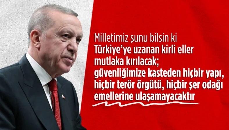 Cumhurbaşkanı Erdoğan'da TUSAŞ'taki terör saldırısıyla ilgili açıklama