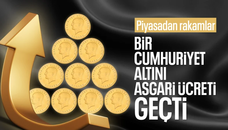 Cumhuriyet altını asgari ücreti geçti