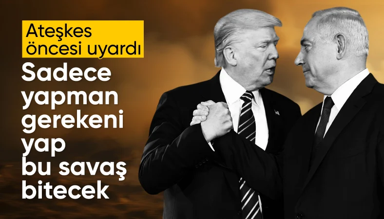 Donald Trump'tan Gazze'de ateşkesin devamının sağlanacağı mesajı