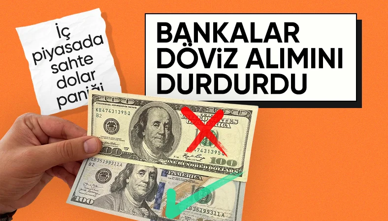 Döviz piyasasında sahte dolar endişesi