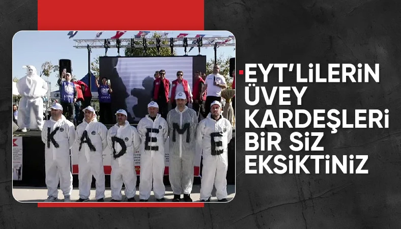 Emeklilikte kademeye takılanlar, İstanbul'da miting düzenledi