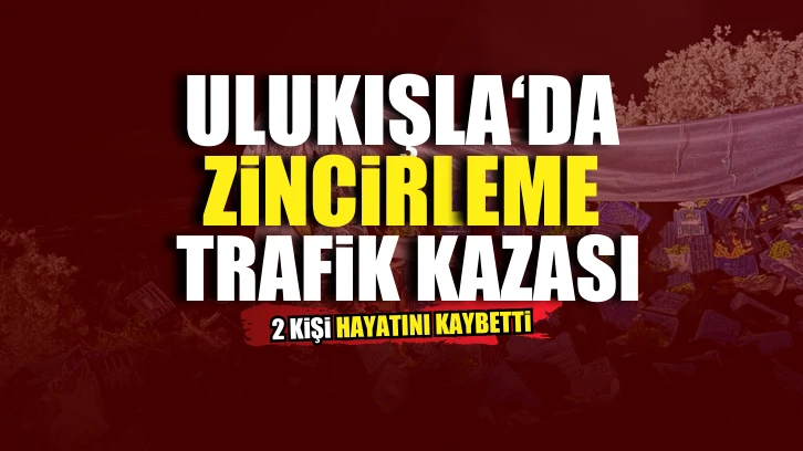 Ereğli - Ulukışla yolunu kapatan kaza! 2 kişi öldü