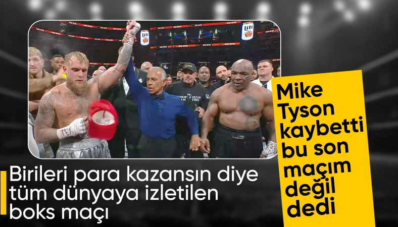 Jake Paul - Mike Tyson maçını, Paul kazandı