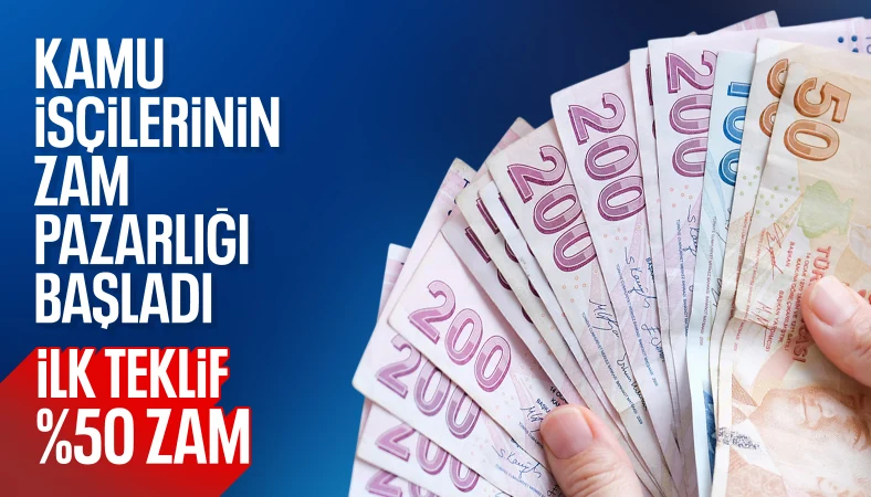 Kamu işçisinin zam talebi netleşti