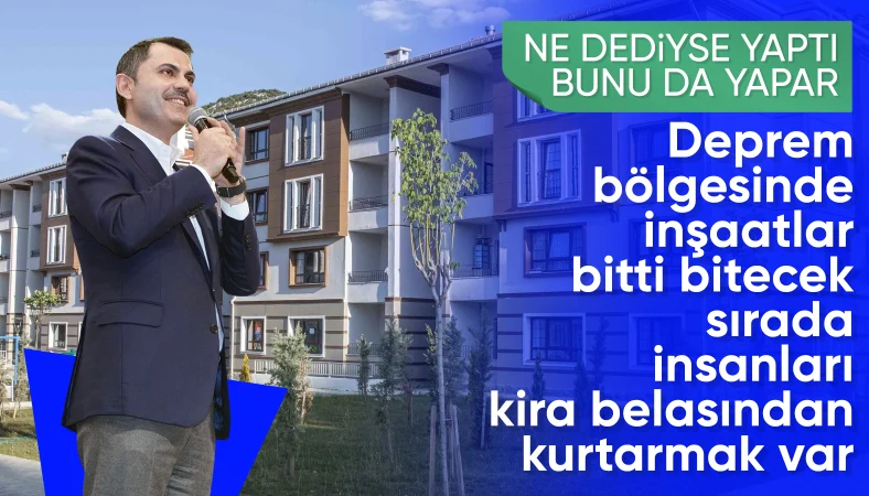 Murat Kurum'dan yeni konut projesi müjdesi