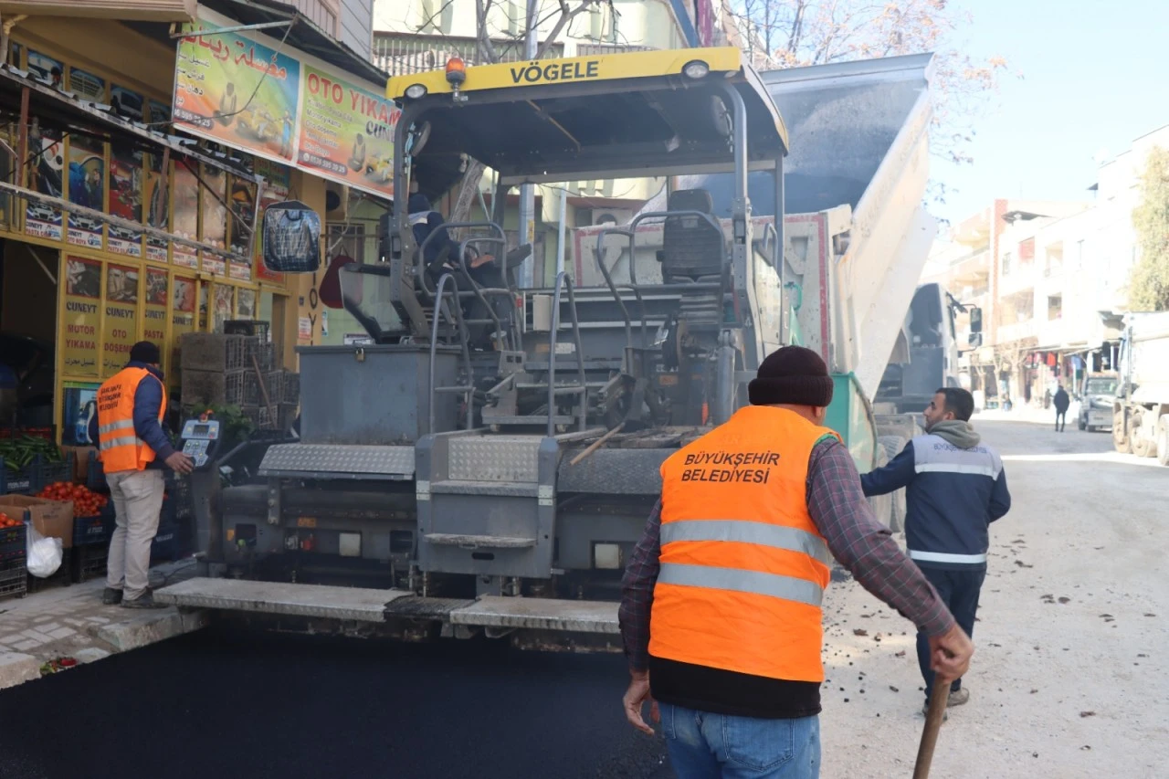 SÜLEYMANİYE CADDESİ ASFALTLANIYOR