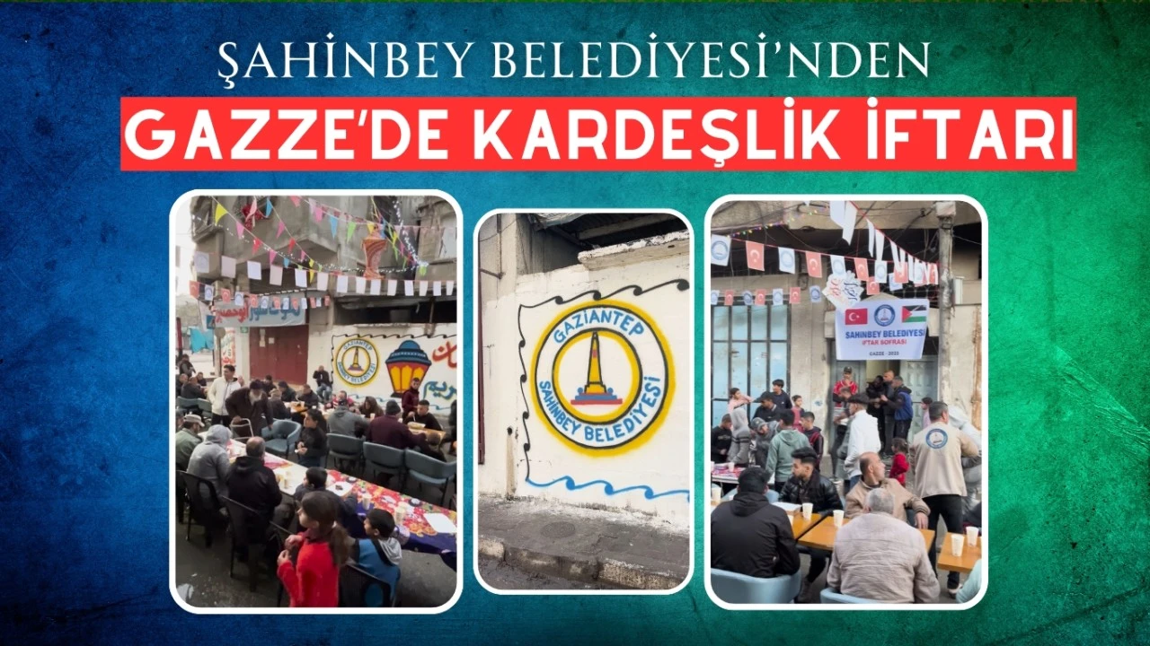 Şahinbey Belediyesi, kardeş belediye olarak destek verdiği Gazze’de Ramazan ayının bereketini ve dayanışma ruhunu yaşatmaya devam ediyor.