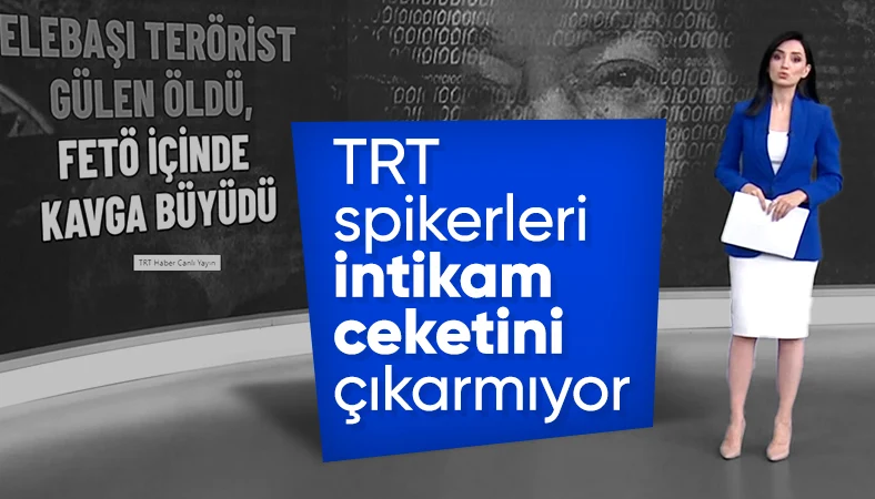 TRT'de kadın spikerlerin mavi intikam ceketi