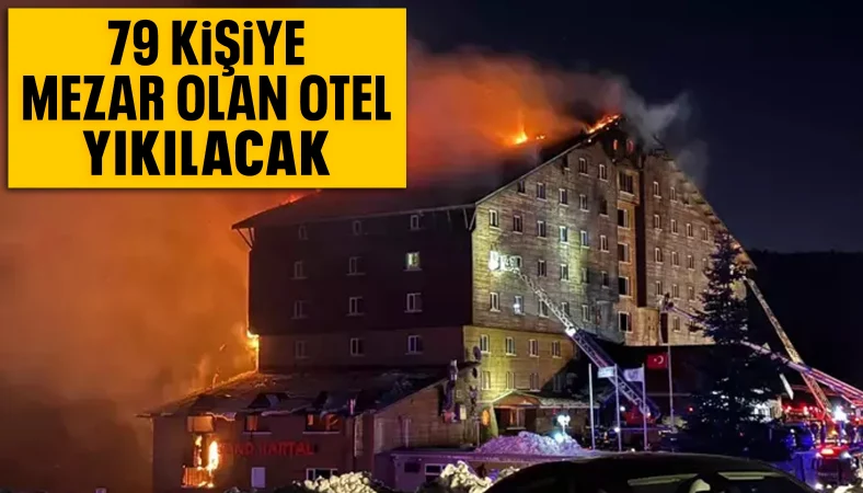 Bolu Kartalkaya'da 79 kişiye mezar olan otel yıkılacak