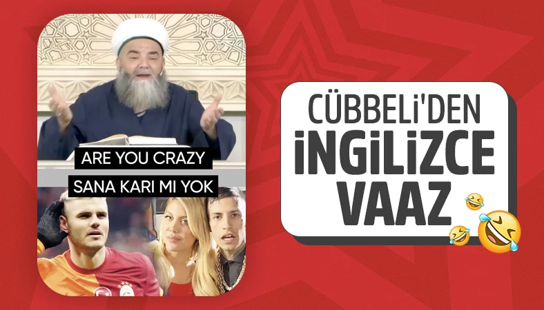 Cübbeli Ahmet'ten Icardi'ye ingilizce tavsiye: Yapay zekayla çevrildi