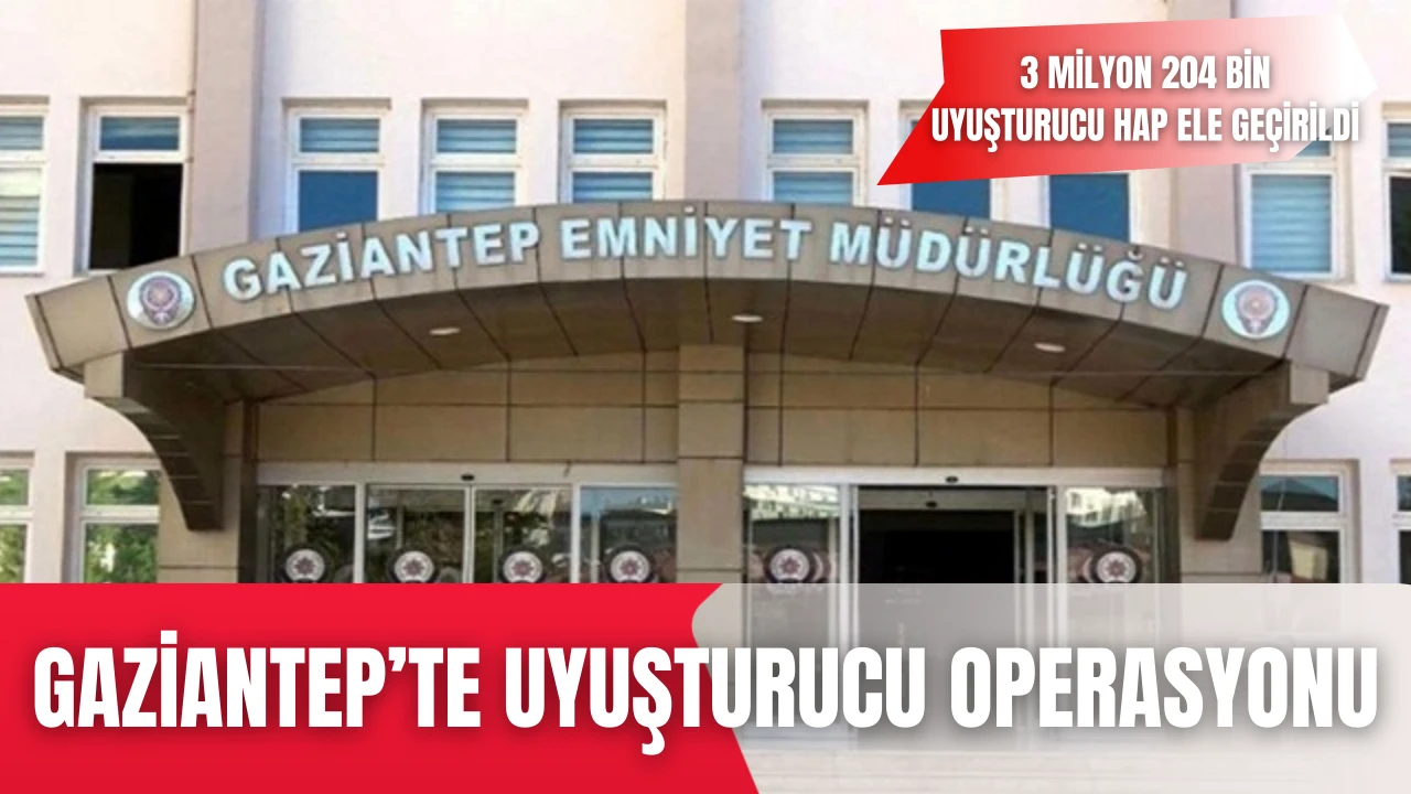 Gaziantep'te uyuşturucu operasyonu: 5 tutuklama