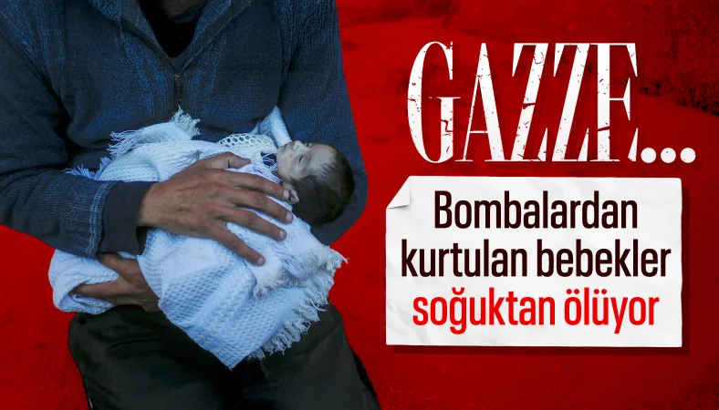 Gazze'de soğuktan donarak ölen bebek sayısı 7'ye yükseldi