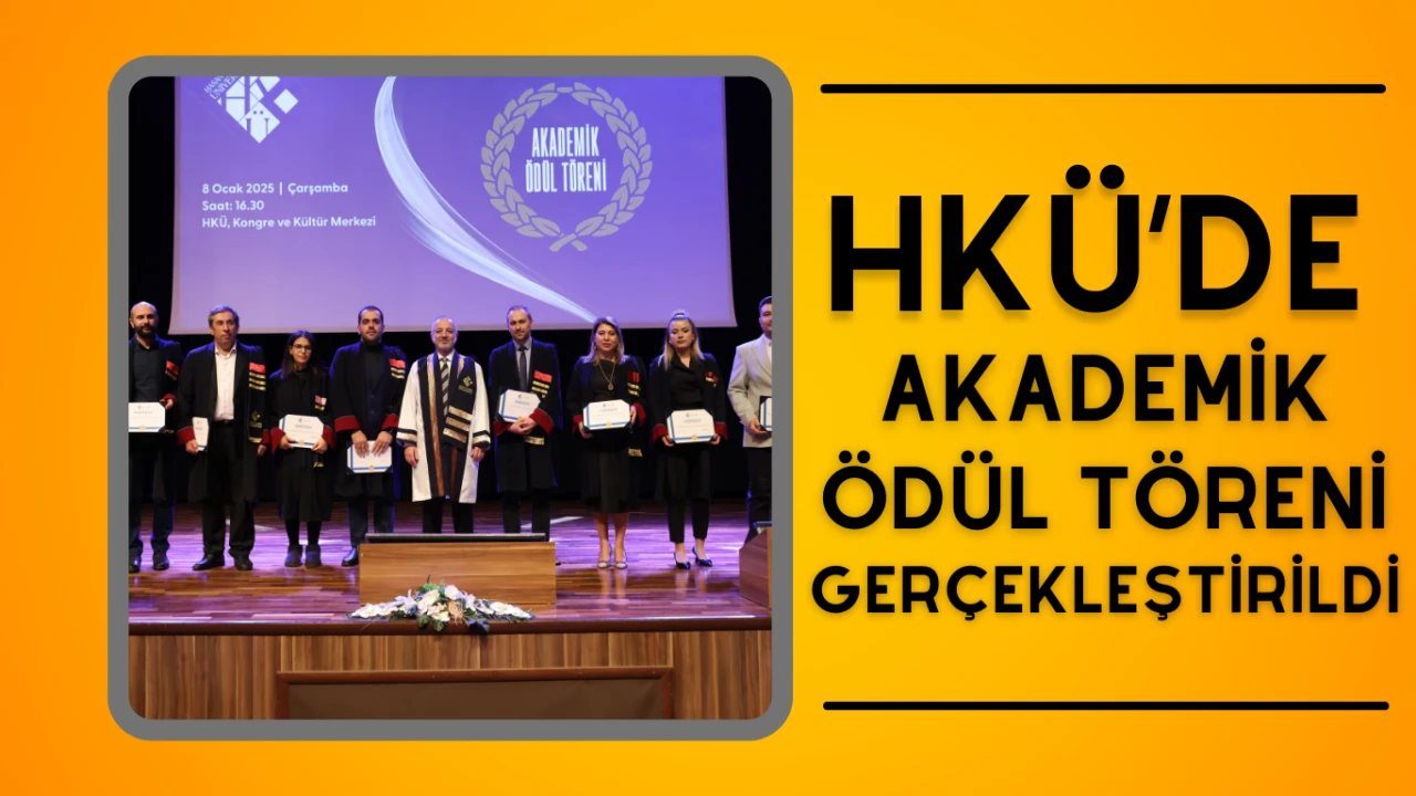 Hasan Kalyoncu Üniversitesi’nde “Akademik Ödül Töreni” Gerçekleştirildi