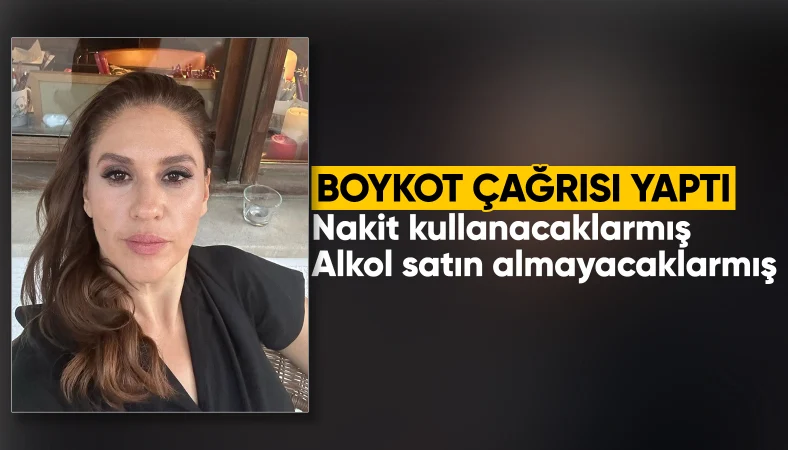 Müjde Evrim Alasya'dan İmamoğlu için boykot çağrısı: Alkol almayın