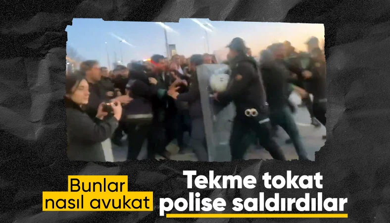 Avukatlar, İstanbul Barosu kararını protesto etti: Polislere saldırdılar