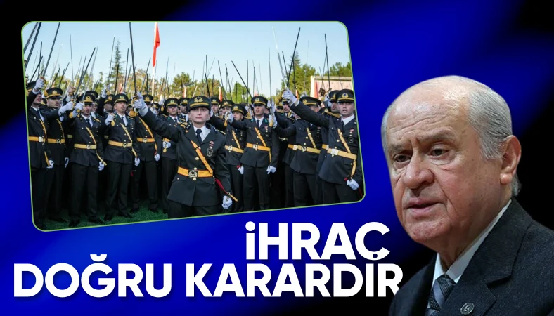 Bahçeli: Teğmenlerin ihracı doğru ve isabetli bir karardır