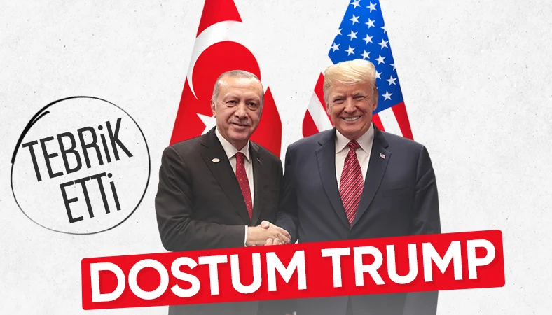 Cumhurbaşkanı Erdoğan'dan Trump'a tebrik mesajı