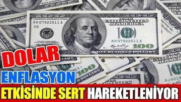 Dolar enflasyon etkisinde sert hareketleniyor