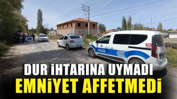 Ereğli'de dur ihtarına uymayan otomobil polis ekiplerini harekete geçirdi