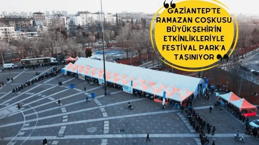 Gaziantep Büyükşehir Belediyesi, Ramazan ayı boyunca Festival Park’ta düzenlenecek etkinliklerin hazırlıklarını tamamladı.