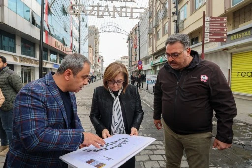 GAZİANTEP BÜYÜKŞEHİR’İN ÇALIŞMASIYLA KARAGÖZ-ESKİSARAY CADDELERİ YENİ ÇEHRESİNE KAVUŞUYOR