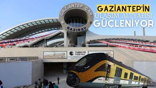 Gaziantep’in ulaşım altyapısını güçlendirecek yerli ve milli motorlu elektrikli tren setleri kente ulaşmak üzere yola çıktı.