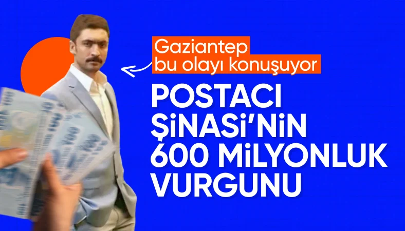 Gaziantep'te dolandırıcı postacı 600 milyon liralık vurgun yaptı