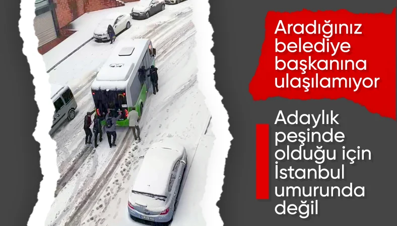 İstanbul'da kar yağışının etkisiyle kazalar yaşandı: Vatandaşlar İBB'ye tepki gösterdi