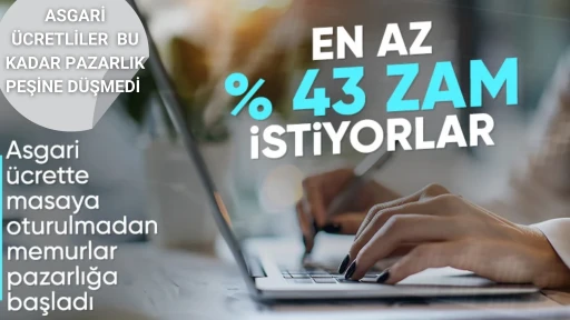 Kamu-Sen, memur ve memur emeklilere en az yüzde 43,93 zam istedi