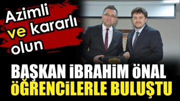 Karapınar Belediye Başkanı İbrahim Önal, üniversite öğrencileriyle bir araya geldi