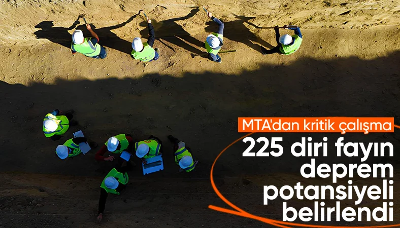 MTA hendek çalışmalarıyla 225 fayın deprem potansiyelini belirledi