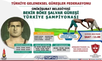 Onikişubat Belediyesi Bekir Böke Şalvar Güreşi Türkiye Şampiyonası’na ev sahipliği yapacak