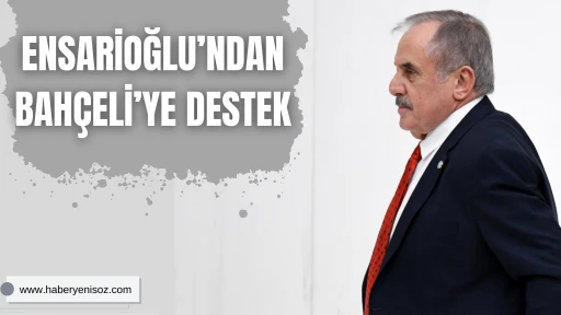 Salim Ensarioğlu’dan Bahçeli’ye destek, Erdoğan’a ‘Barışı inşa edecek lider ol’ çağrısı