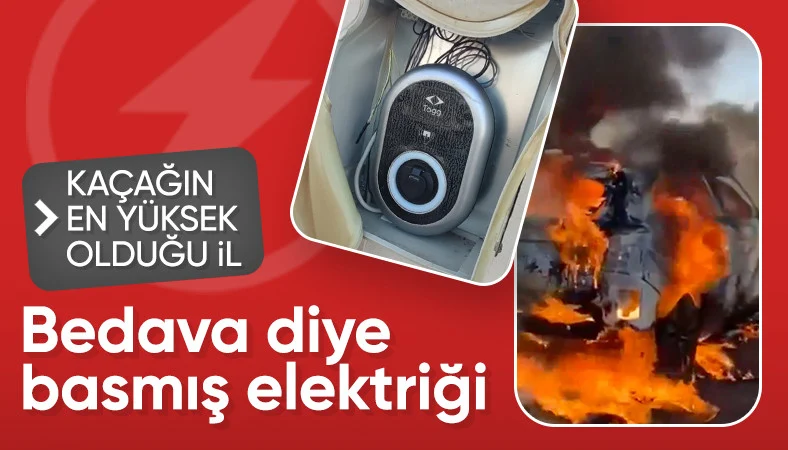 Şanlıurfa'da alev alan Togg'un kaçak elektrikle şarj edildiği ortaya çıktı