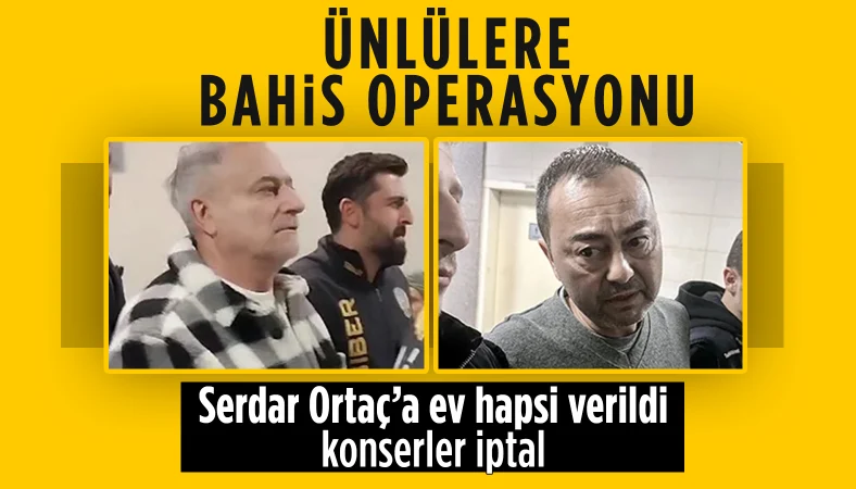 Serdar Ortaç ve Mehmet Ali Erbil mahkemeye sevk edildi: Ortaç'a ev hapsi verildi