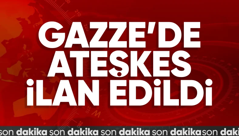 SON DAKİKA! : Gazze'de ateşkes sağlandı